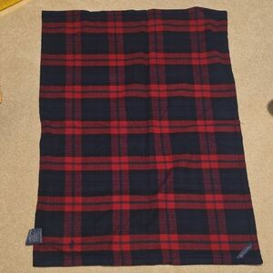Ralph Lauren Red and Black Plaid Fabric